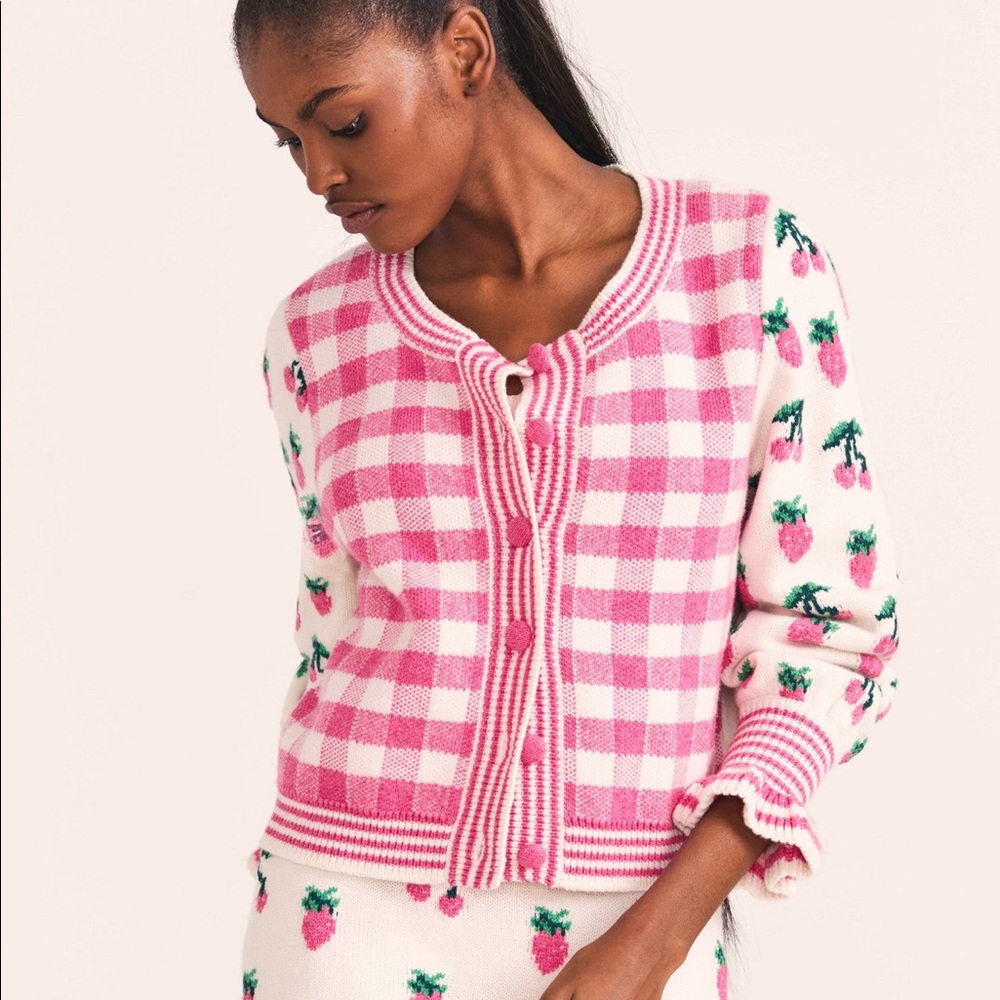 NWT Loveshackfancy Keoni Cardigan sz S/Small